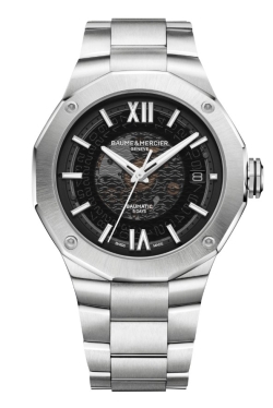 Baume & Mercier Riviera Baumatic 42mm Stainless Steel Automatic Self Winding watch