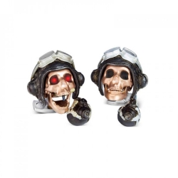 Deakin & Francis Limited Edition LED Pilot Skull Cufflinks