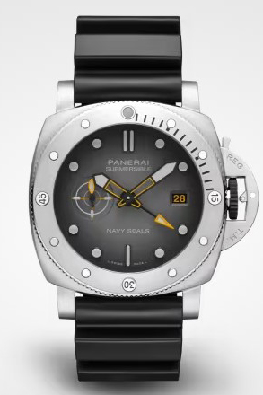 Panerai Submersible GMT Navy Seals 44mm Stainless Steel