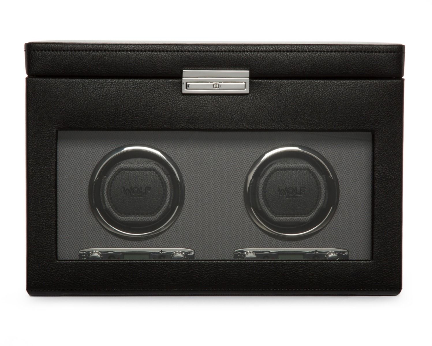 Wolf Viceroy Programmable Double Watch Winder With Storage